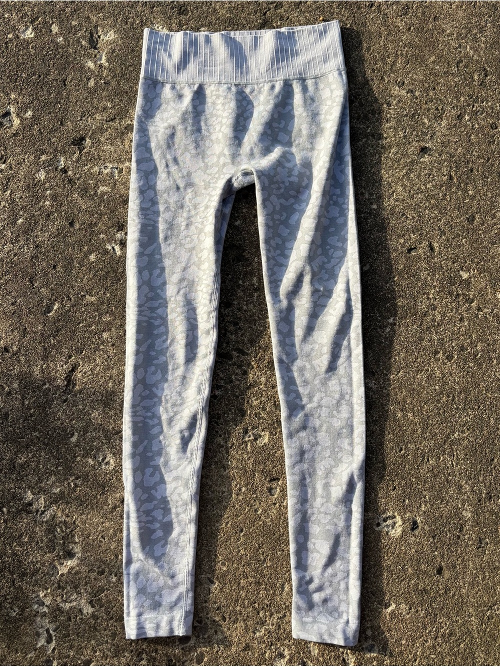 Forever 21' Light Gray Leopard Print Leggings